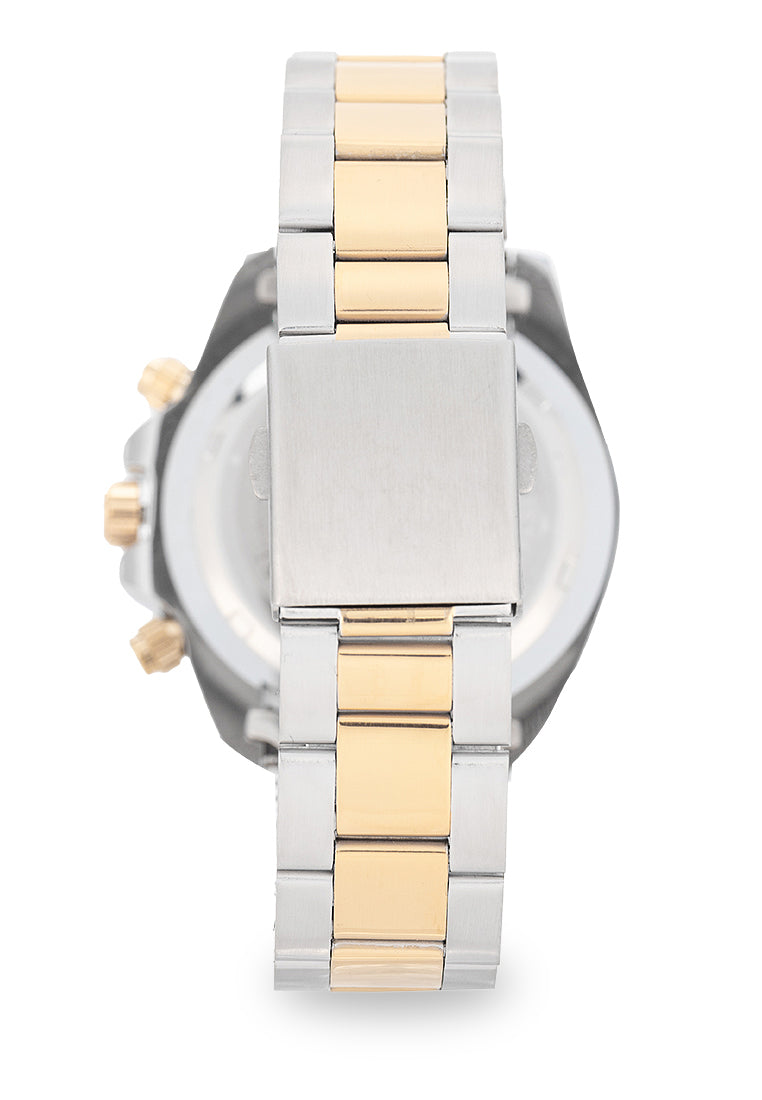 Valentino Stainless Steel Strap Analog Watch for Men 20122551-TT-GOLD DIAL-Watch Portal Philippines