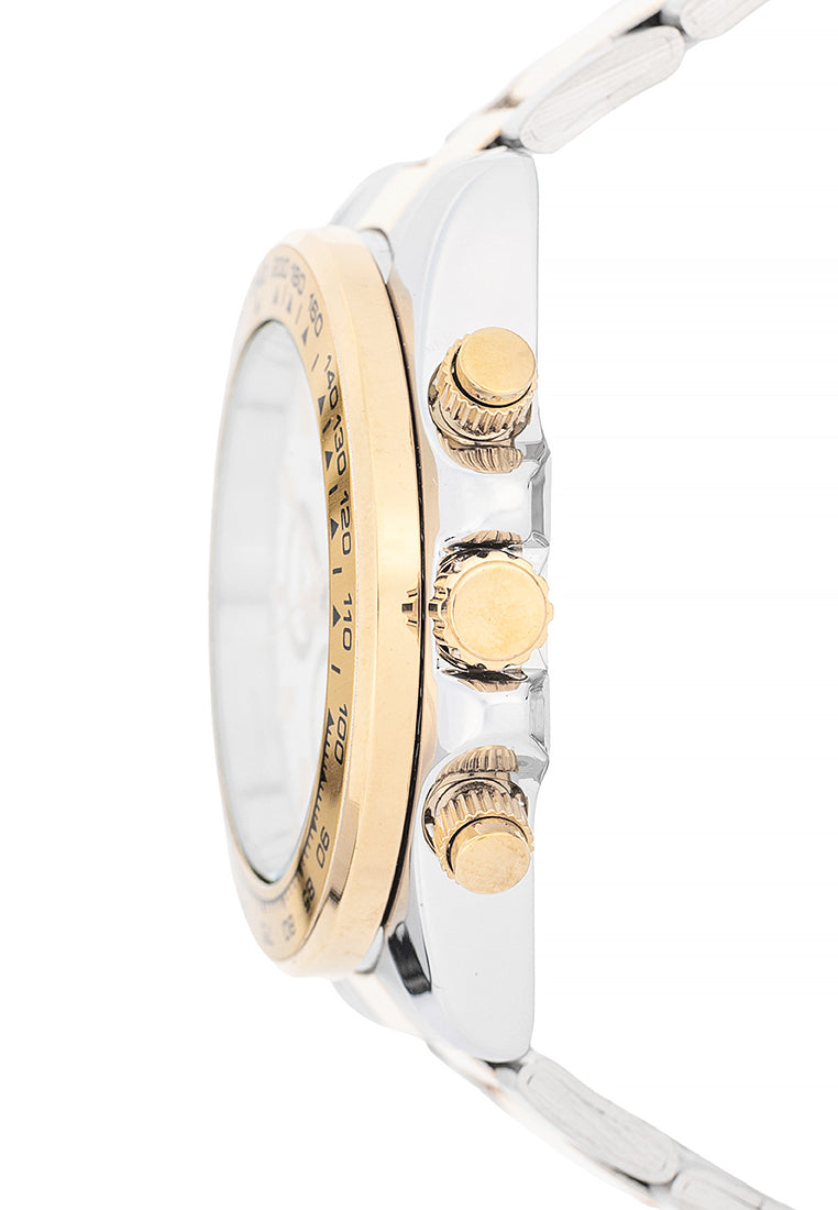 Valentino Stainless Steel Strap Analog Watch for Men 20122551-TT-WHITE DIAL-Watch Portal Philippines