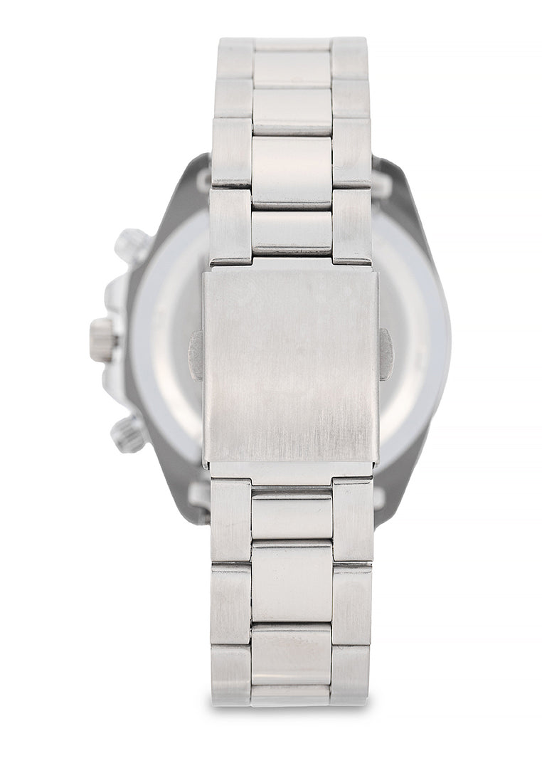 Valentino Stainless Steel Strap Analog Watch for Men 20122552-WHITE DIAL-Watch Portal Philippines