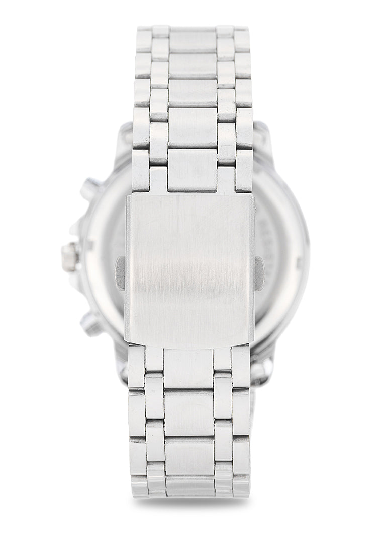 Valentino Stainless Steel Strap Analog Watch for Men 20122556-WHITE DIAL-Watch Portal Philippines