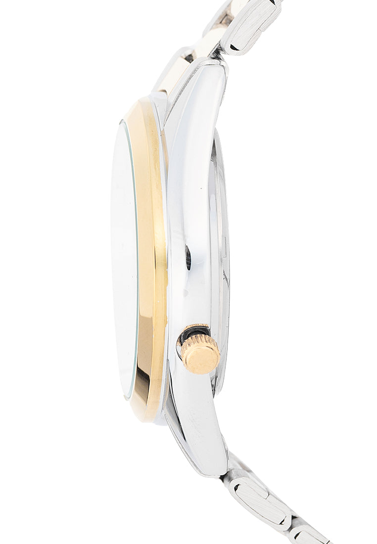 Valentino Stainless Steel Strap Analog Watch for Men 20122563-TT-GOLD DIAL-Watch Portal Philippines