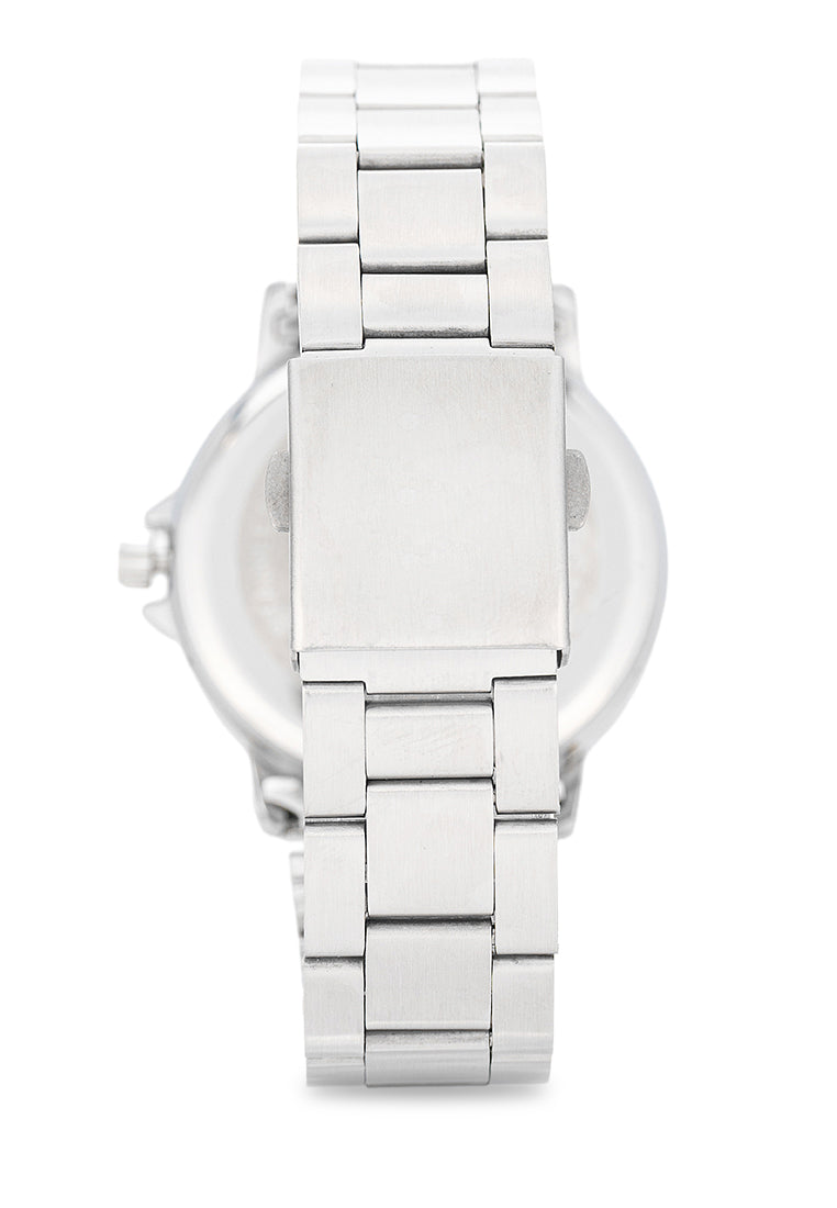 Valentino Stainless Steel Strap Analog Watch for Men 20122566-WHITE DIAL-Watch Portal Philippines
