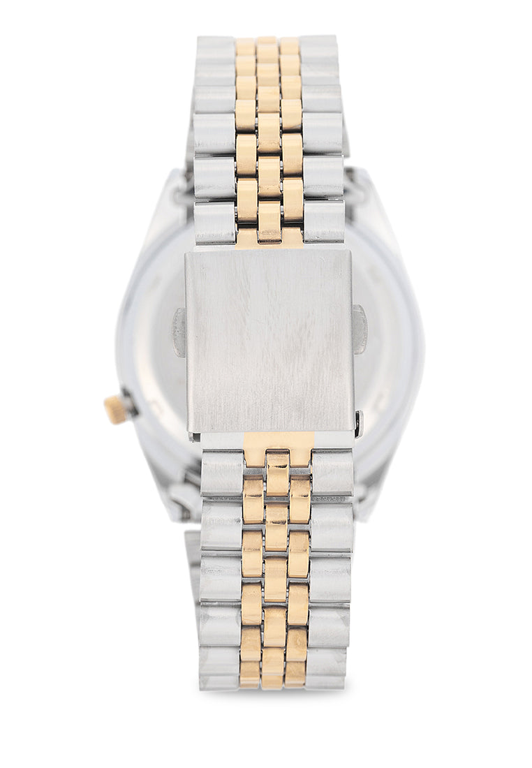 Valentino Stainless Steel Strap Analog Watch for Men 20122567-TT-GOLD DIAL-Watch Portal Philippines