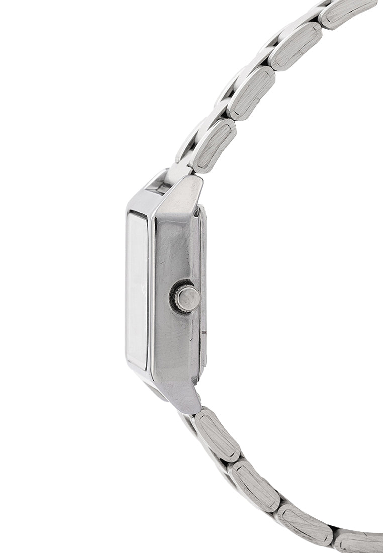 Valentino Stainless Steel Strap Analog Watch for Women 20122257-BLK DIAL - ROMAN-Watch Portal Philippines