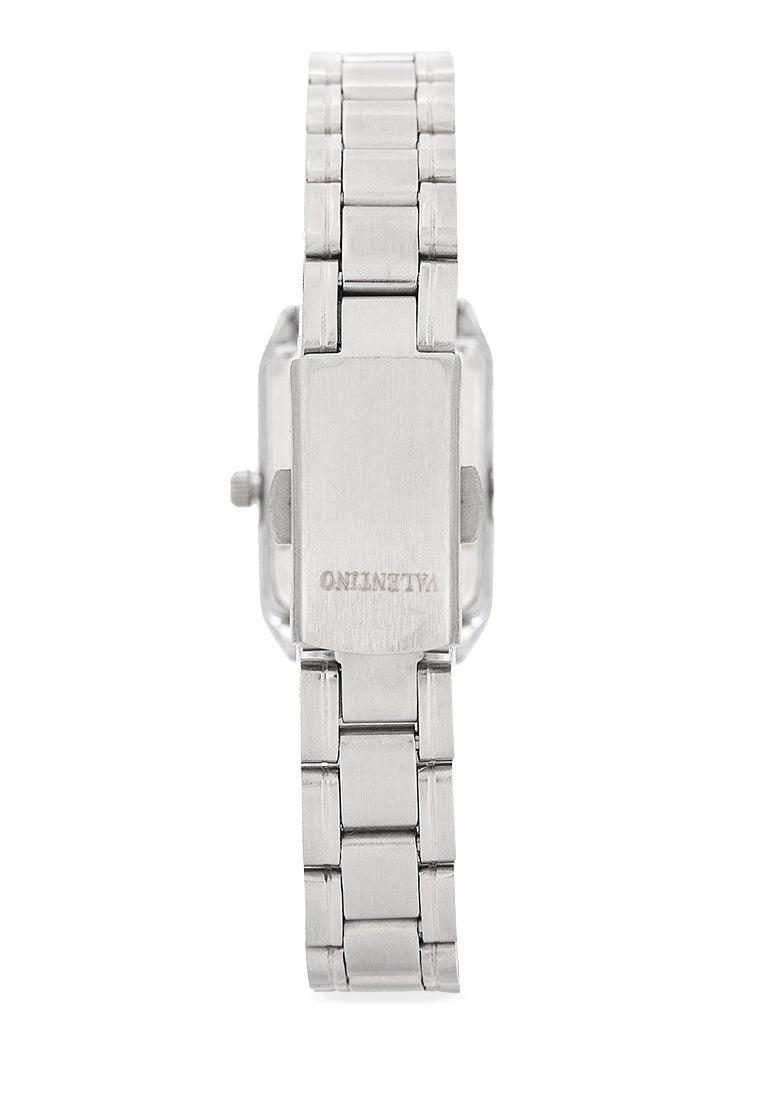 Valentino Stainless Steel Strap Analog Watch for Women 20122257-SIL DIAL - ROMAN-Watch Portal Philippines