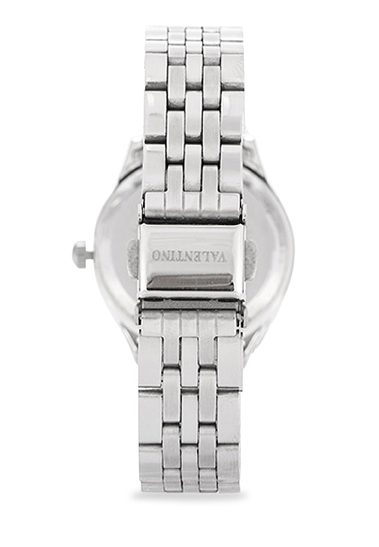 Valentino Stainless Steel Strap Analog Watch for Women 20122481-WHITE DIAL-Watch Portal Philippines