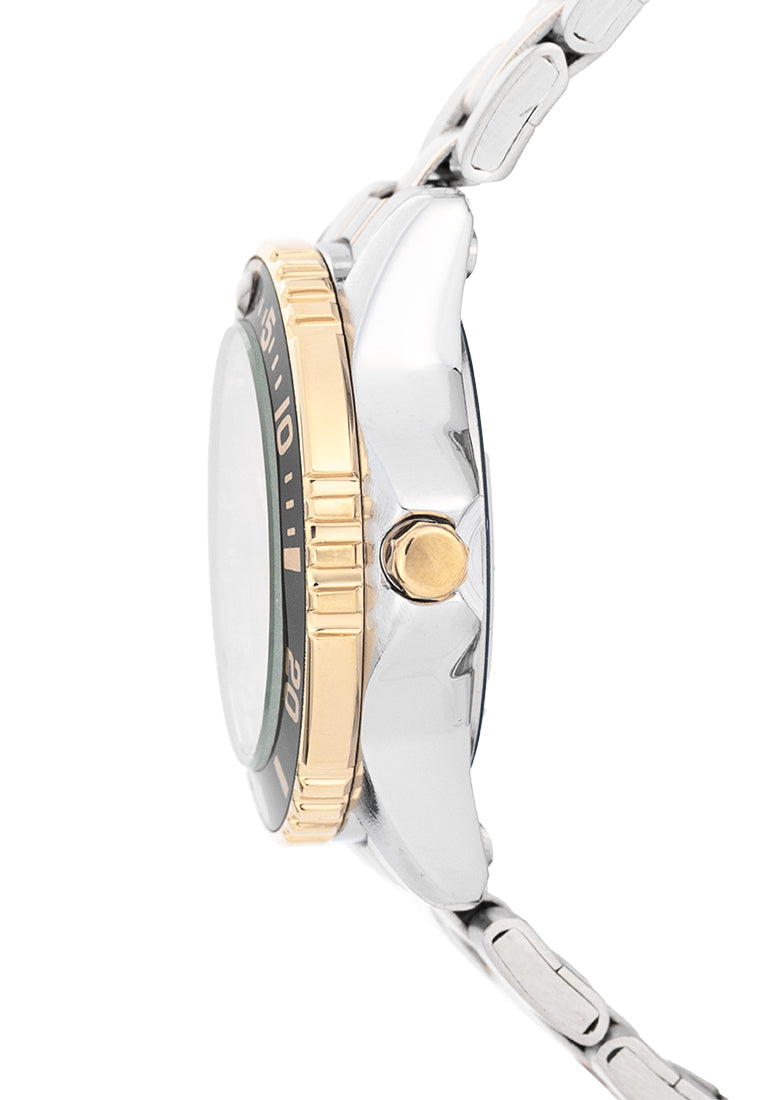 Valentino Stainless Steel Strap Analog Watch for Women 20122485-TWO TONE-GOLD DIAL-Watch Portal Philippines