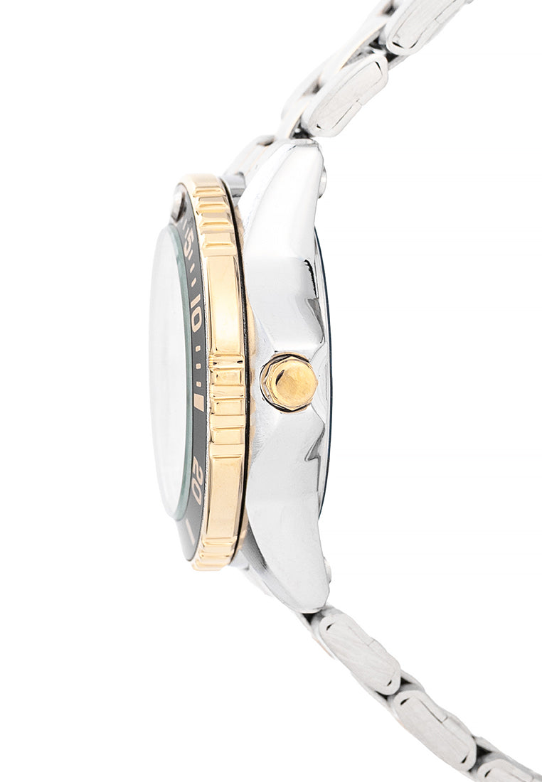 Valentino Stainless Steel Strap Analog Watch for Women 20122485-TWO TONE-WHITE DIAL-Watch Portal Philippines