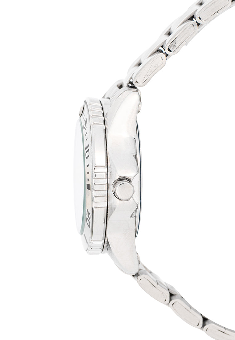 Valentino Stainless Steel Strap Analog Watch for Women 20122487-SIL RING-WHT DIAL-Watch Portal Philippines