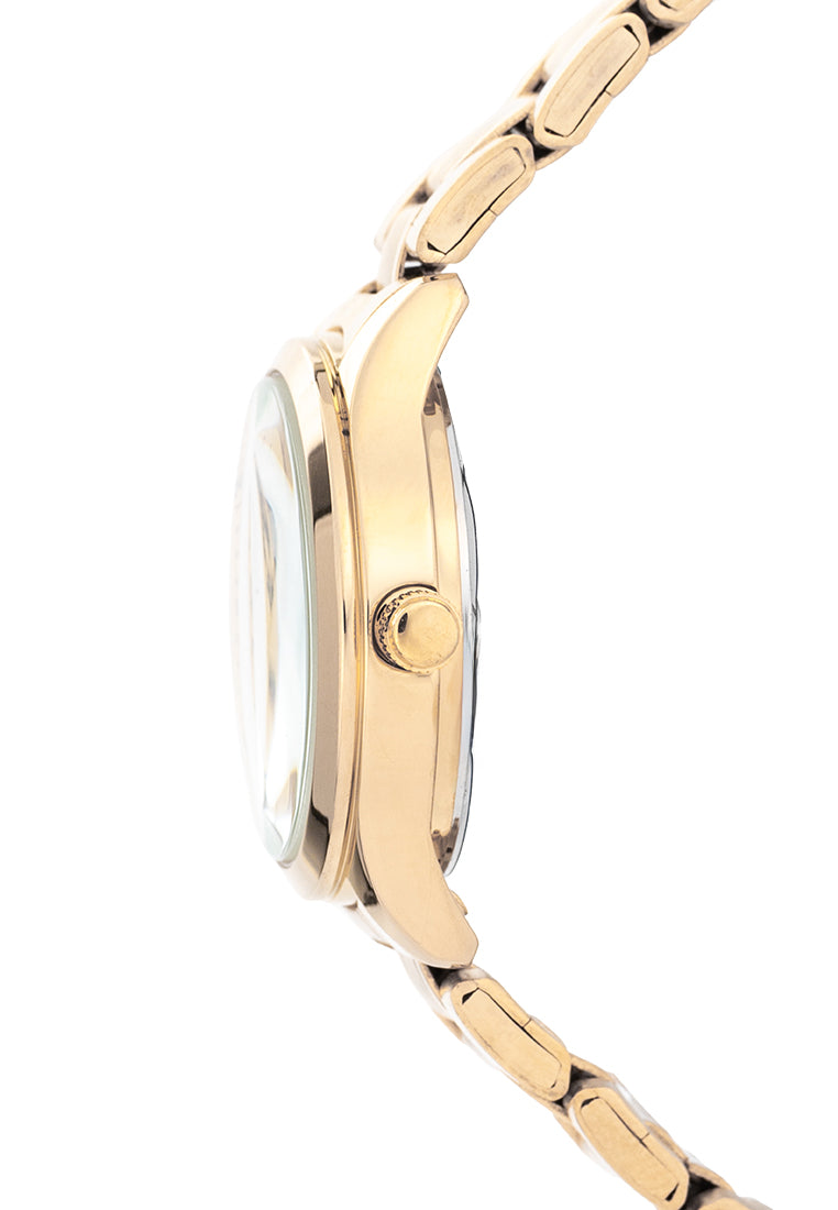 Valentino Stainless Steel Strap Analog Watch for Women 20122489-GOLD-GOLD DIAL-Watch Portal Philippines