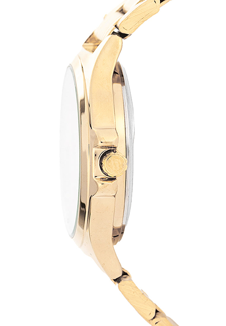Valentino Stainless Steel Strap Analog Watch for Women 20122498-GOLD DIAL-Watch Portal Philippines