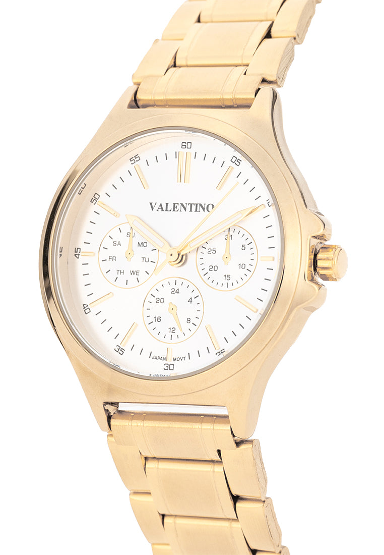 Valentino Stainless Steel Strap Analog Watch for Women 20122498-SILVER DIAL-Watch Portal Philippines