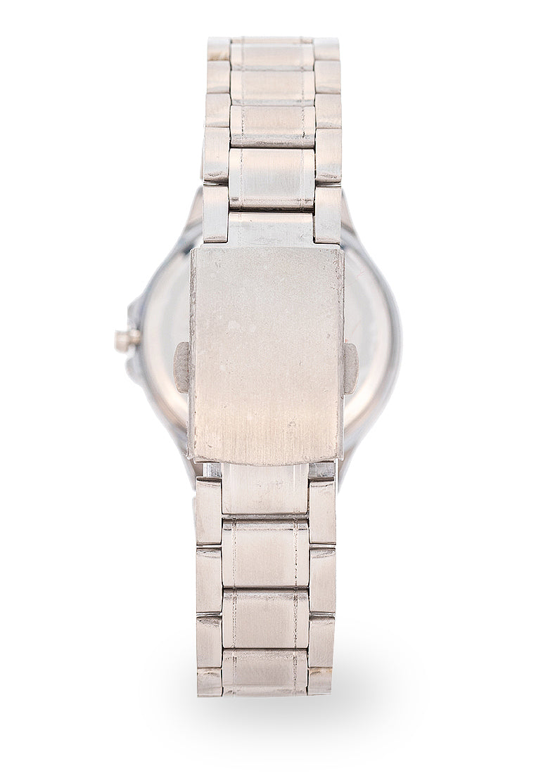 Valentino Stainless Steel Strap Analog Watch for Women 20122499-SIL DIAL-ROSE INDEX-Watch Portal Philippines