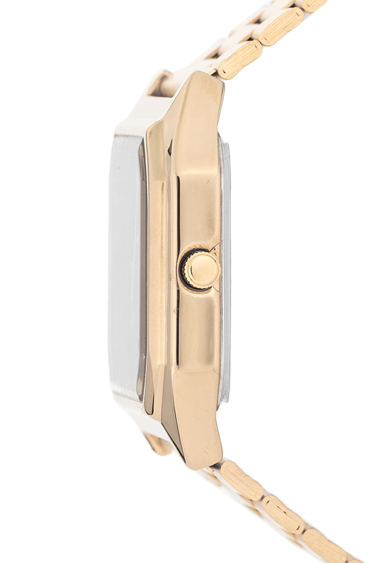 Valentino Stainless Steel Strap Analog Watch for Women 20122528-BLACK DIAL-Watch Portal Philippines