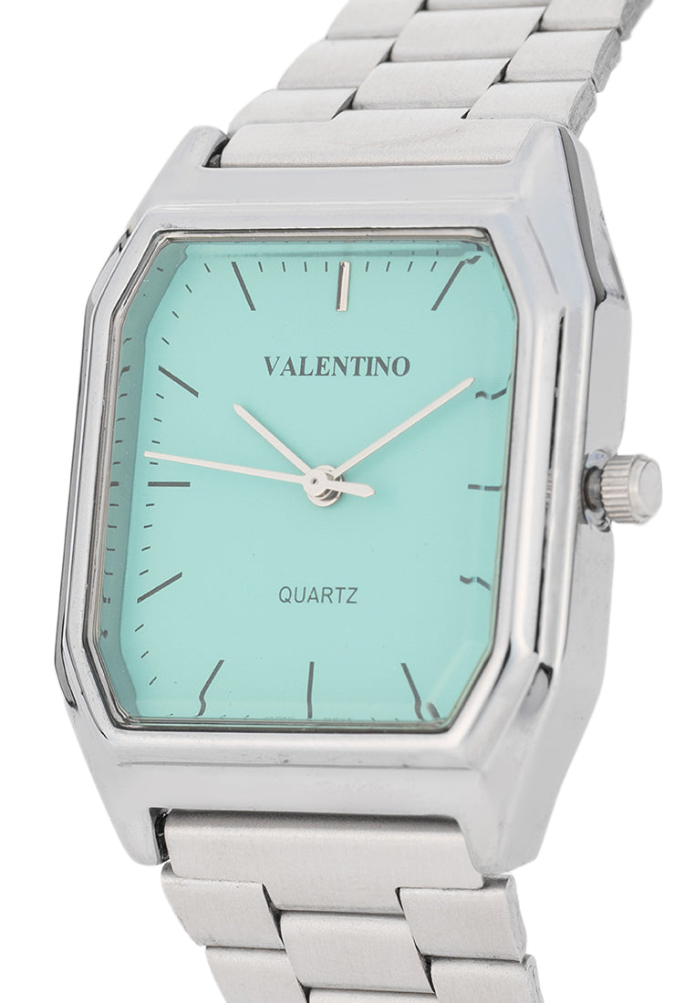 Valentino Stainless Steel Strap Analog Watch for Women 20122529-TIF BLUE DIAL-Watch Portal Philippines