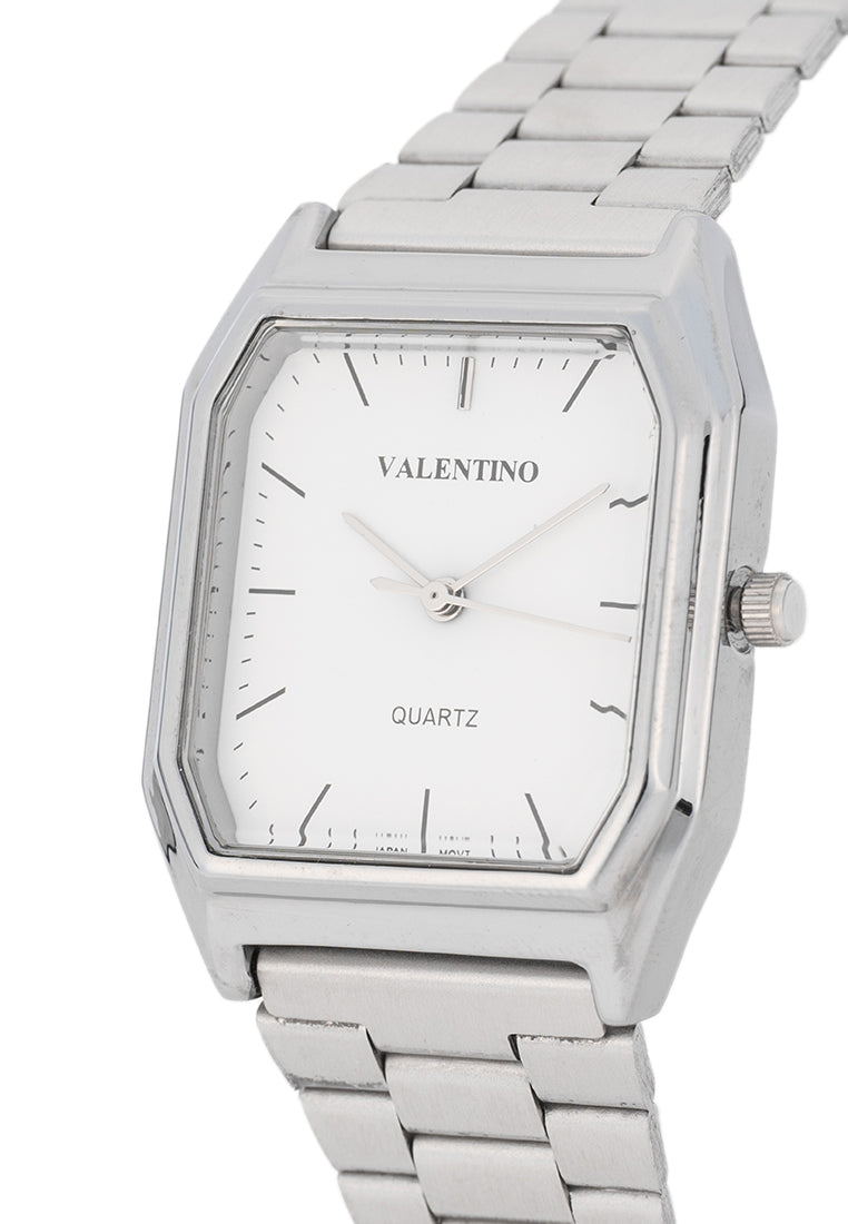 Valentino Stainless Steel Strap Analog Watch for Women 20122529-WHITE DIAL-Watch Portal Philippines