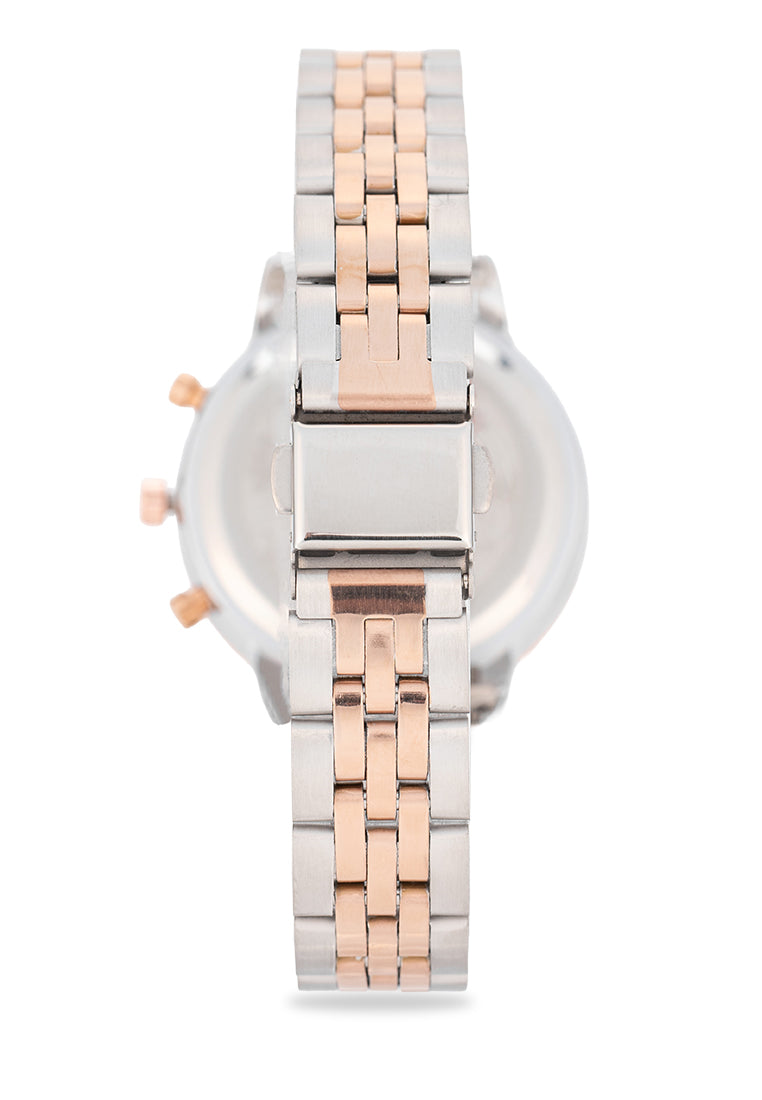 Valentino Stainless Steel Strap Analog Watch for Women 20122537-SILVER DIAL-Watch Portal Philippines