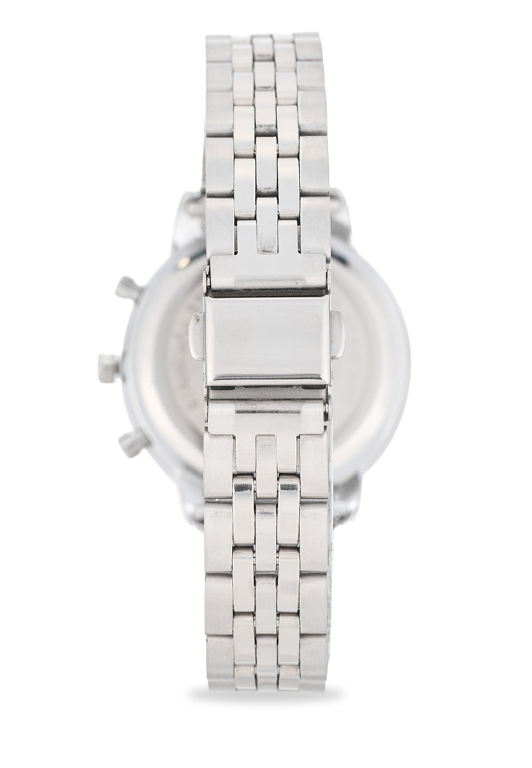 Valentino Stainless Steel Strap Analog Watch for Women 20122538-SILVER DIAL-Watch Portal Philippines