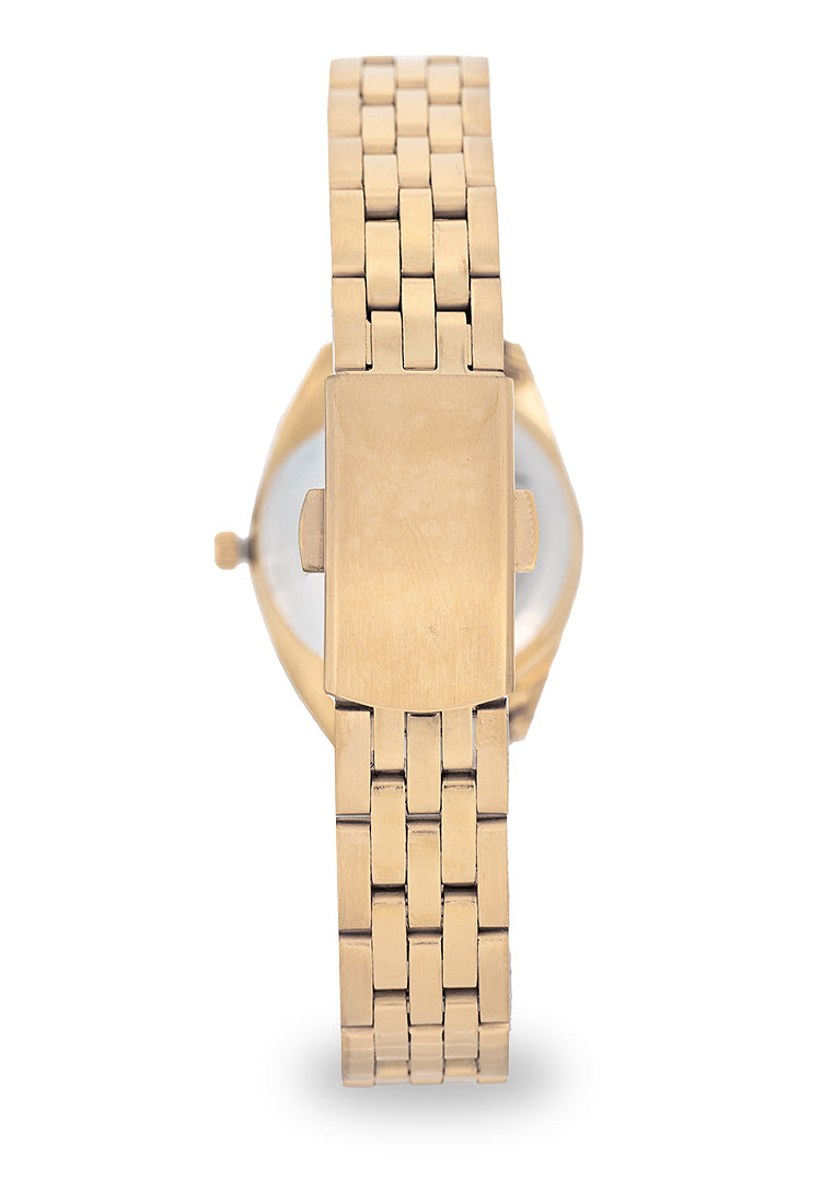 Valentino Stainless Steel Strap Analog Watch for Women 20122557-GLD-BLACK DIAL-Watch Portal Philippines