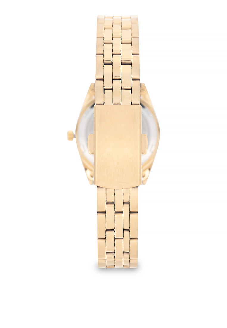 Valentino Stainless Steel Strap Analog Watch for Women 20122557-GLD-GOLD DIAL-Watch Portal Philippines