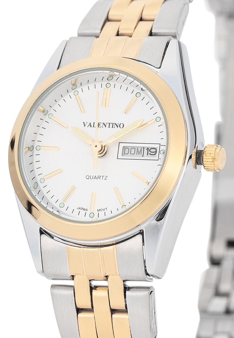 Valentino Stainless Steel Strap Analog Watch for Women 20122557-TT-SILVER DIAL-Watch Portal Philippines