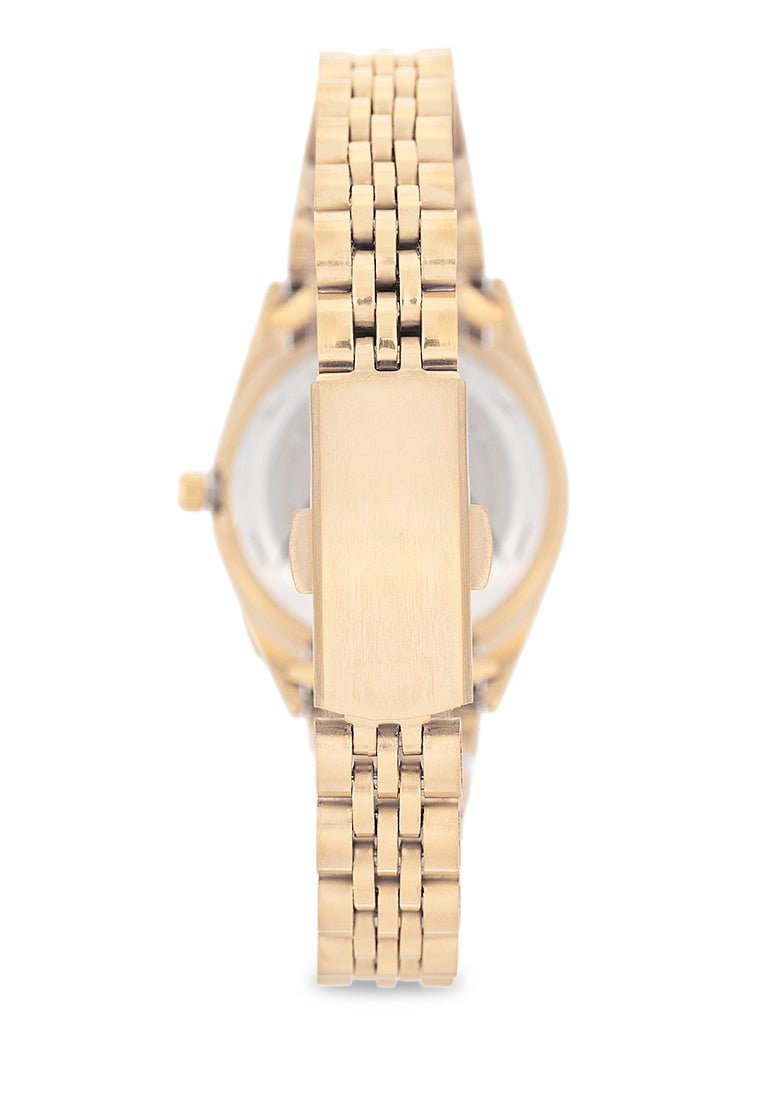 Valentino Stainless Steel Strap Analog Watch for Women 20122568-GLD-GOLD DIAL-Watch Portal Philippines