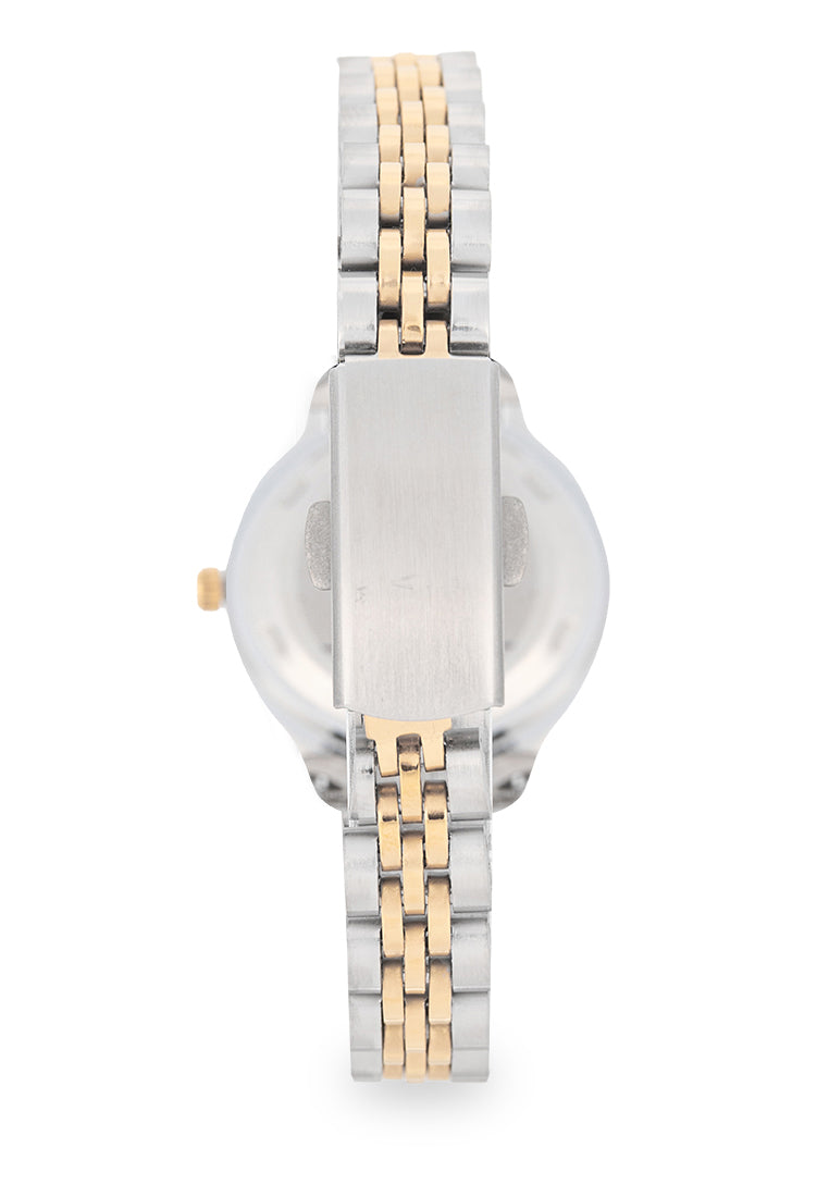 Valentino Stainless Steel Strap Analog Watch for Women 20122568-TT-GOLD DIAL-Watch Portal Philippines