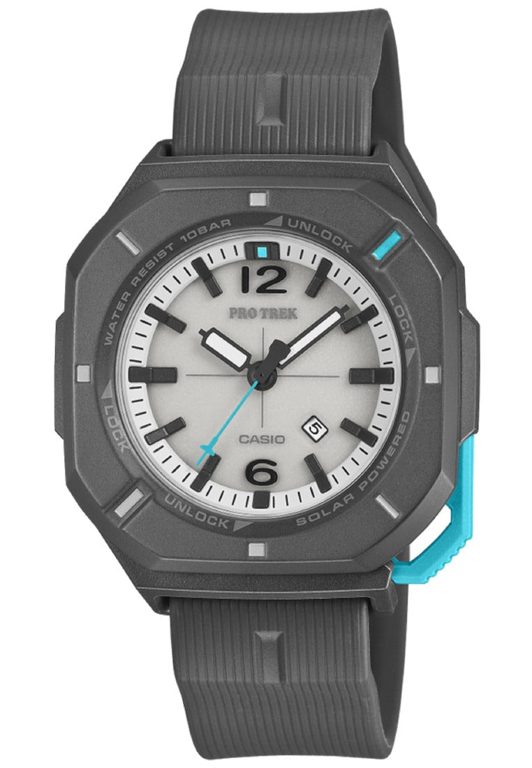 Casio Pro Trek Analog Rubber Strap Solar Watch for Men PRJ-01AE-8DR