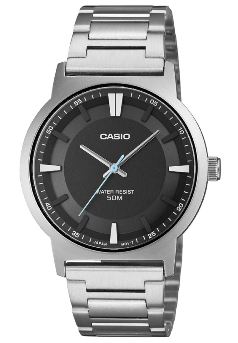 Casio Analog Stainless Steel Strap Watch for Men MTP-B220D-1AVDF