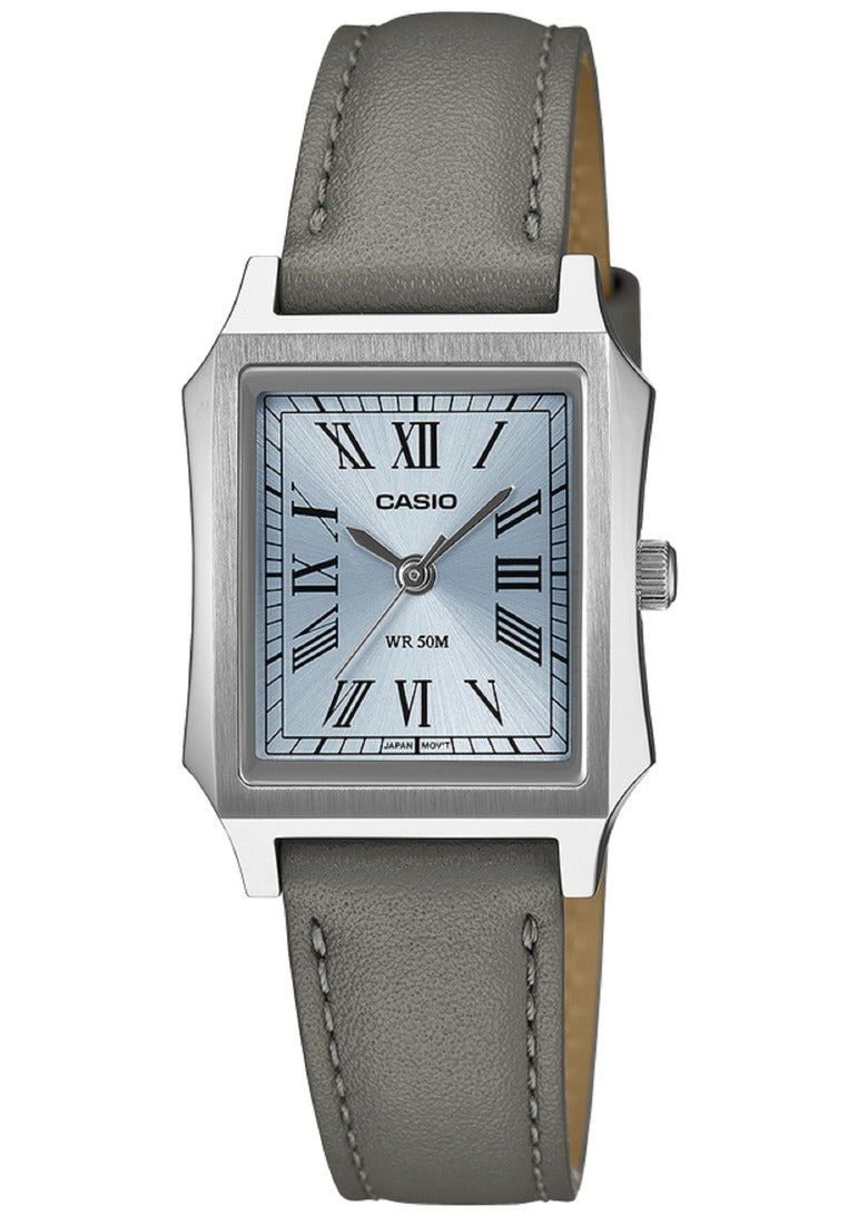 Casio Analog Leather Strap Watch for Women LTP-B190L-2BVDF