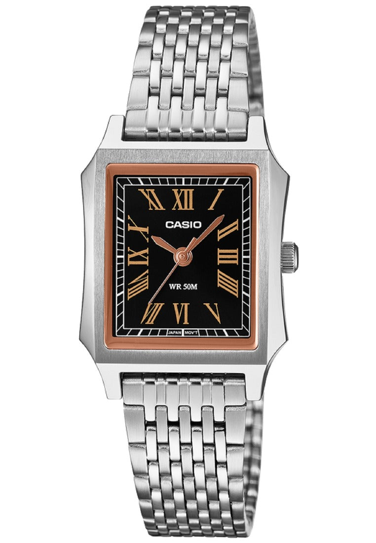 Casio Analog Stainless Steel Strap Watch for Women LTP-B190D-1BVDF