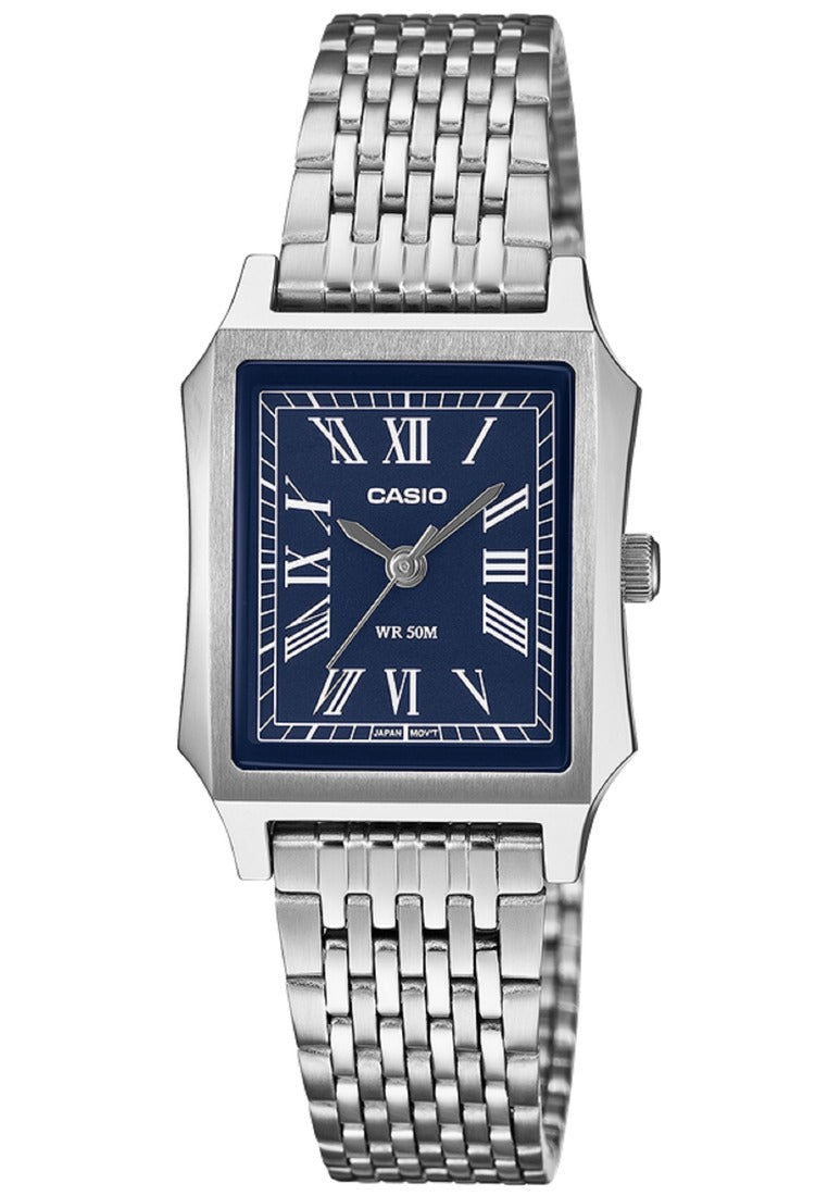 Casio Analog Stainless Steel Strap Watch for Women LTP-B190D-2BVDF