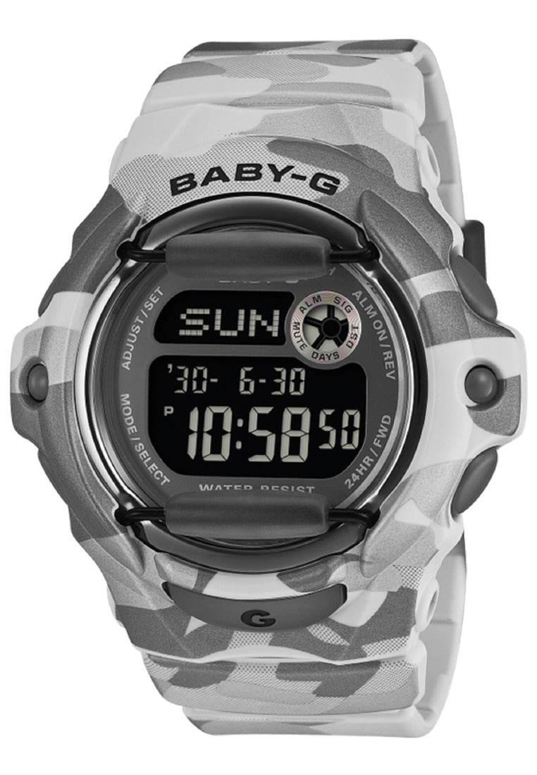 Casio Baby-g "Camo" Digital Rubber Strap Watch for Women BG-169CMB-8DR