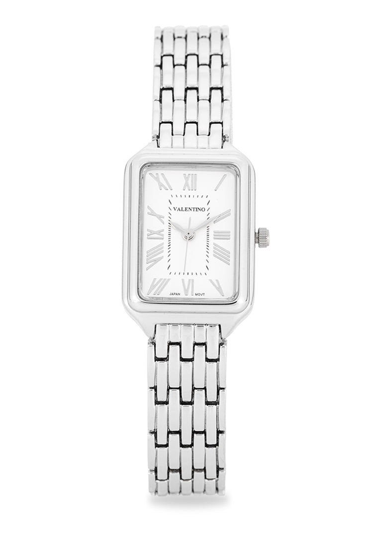 Valentino Alloy Strap Analog Watch for Women 20122497-SILVER