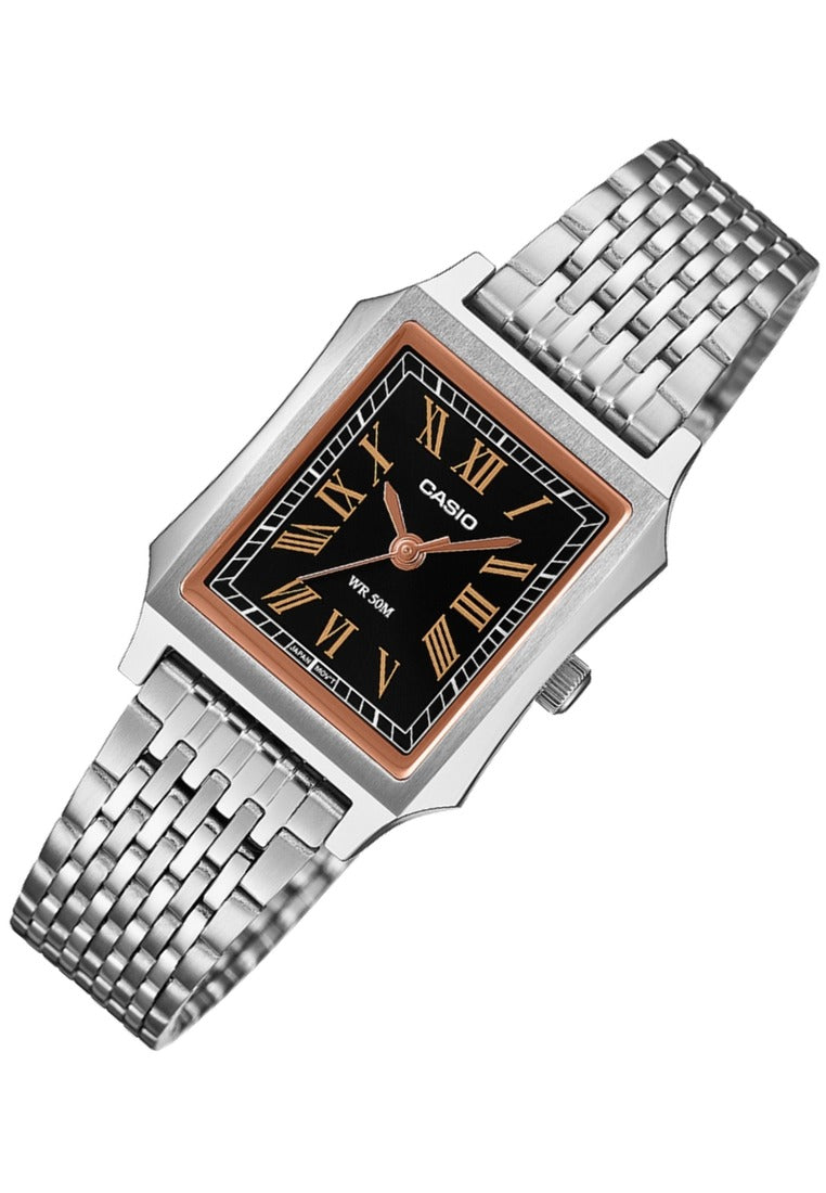Casio Analog Stainless Steel Strap Watch for Women LTP-B190D-1BVDF