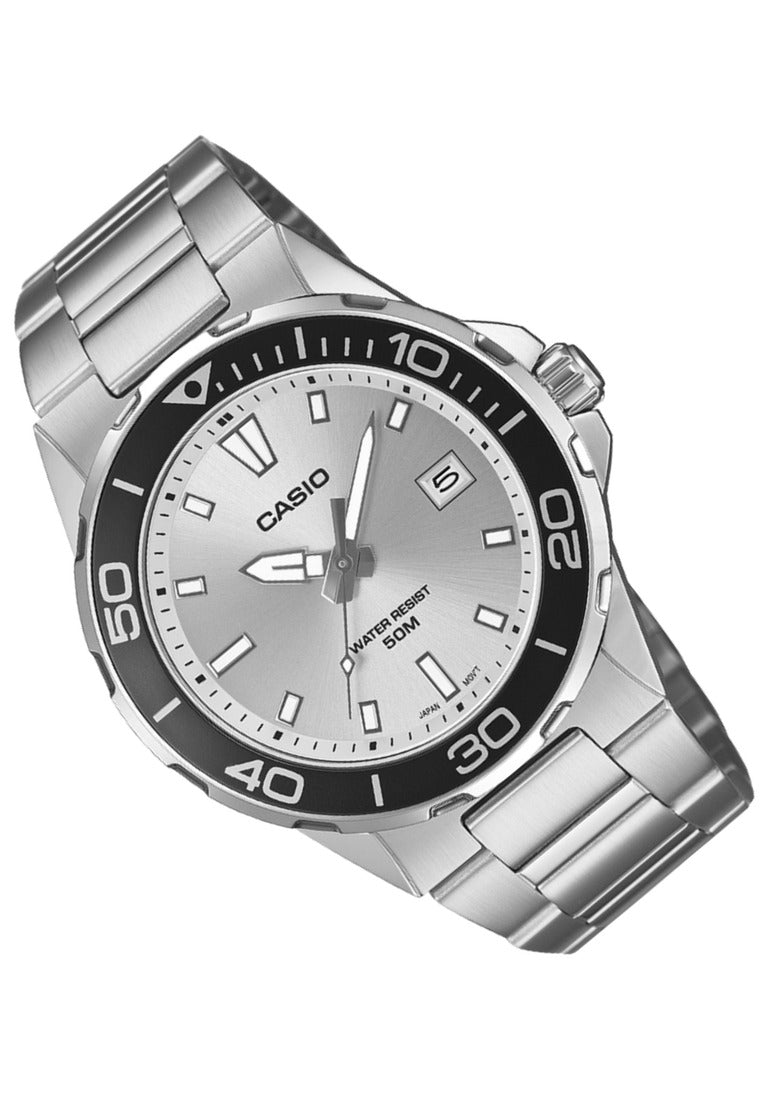 Casio Analog Stainless Steel Strap Watch for Men MTD-145D-7AVDF