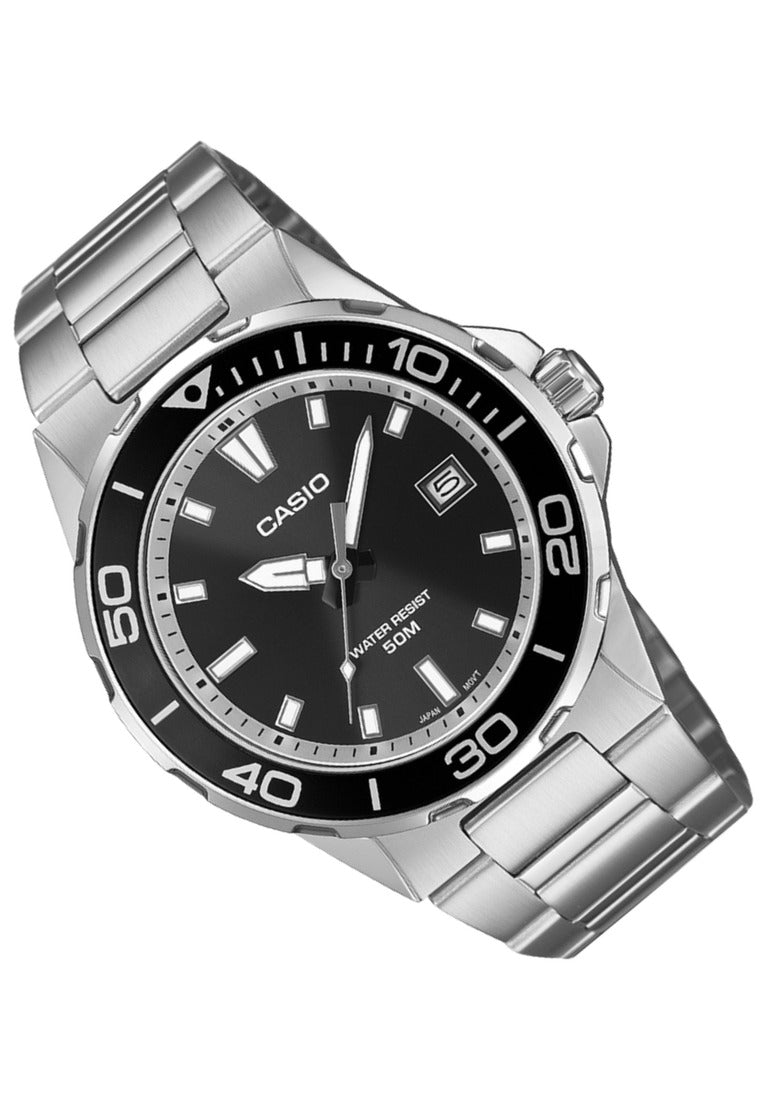 Casio Analog Stainless Steel Strap Watch for Men MTD-145D-1AVDF