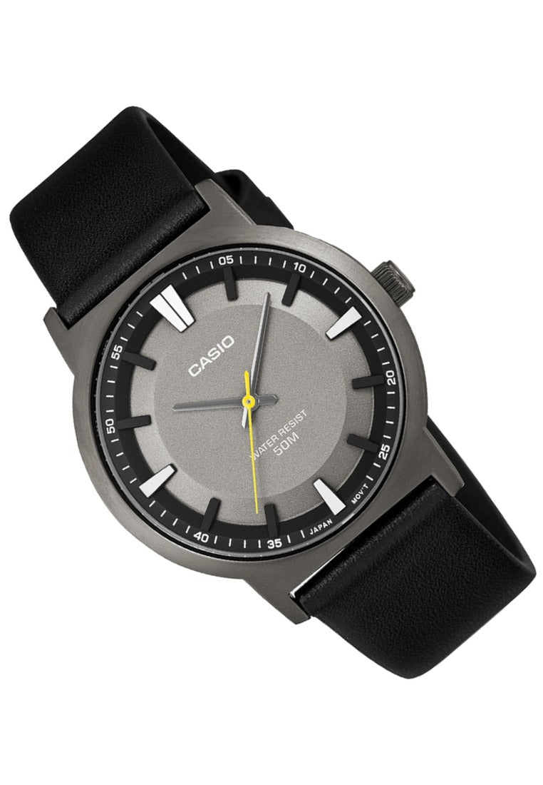 Casio Analog Leather Strap Watch for Men MTP-B220BL-1AVDF