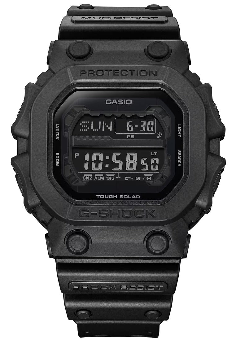 Casio "King of G-shock" Digital Rubber Strap Solar Watch for Men GX-56UBB-1DR