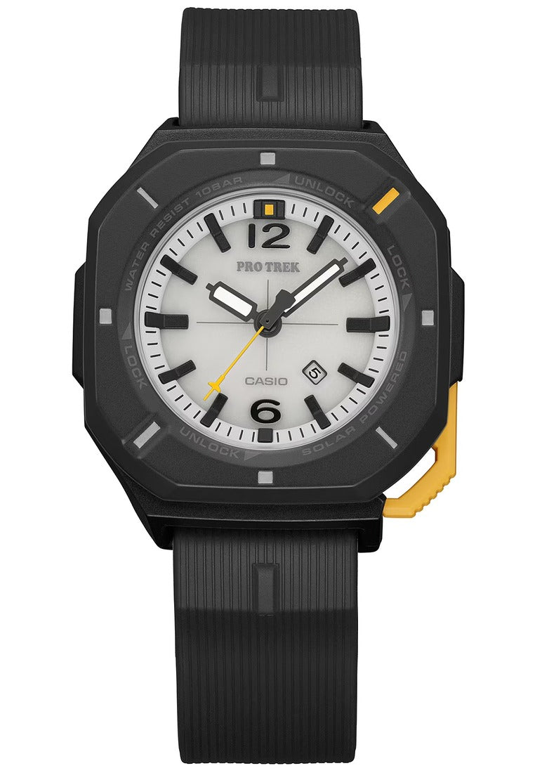 Casio Pro Trek Analog Rubber Strap Solar Watch for Men PRJ-01-1DR