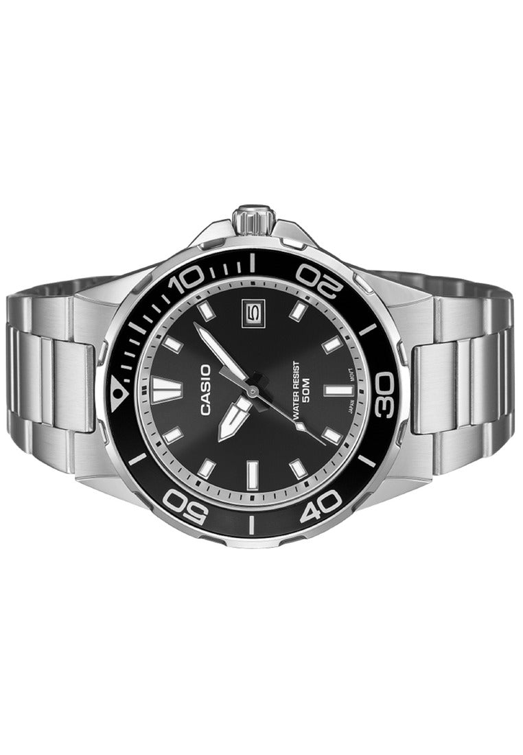 Casio Analog Stainless Steel Strap Watch for Men MTD-145D-1AVDF