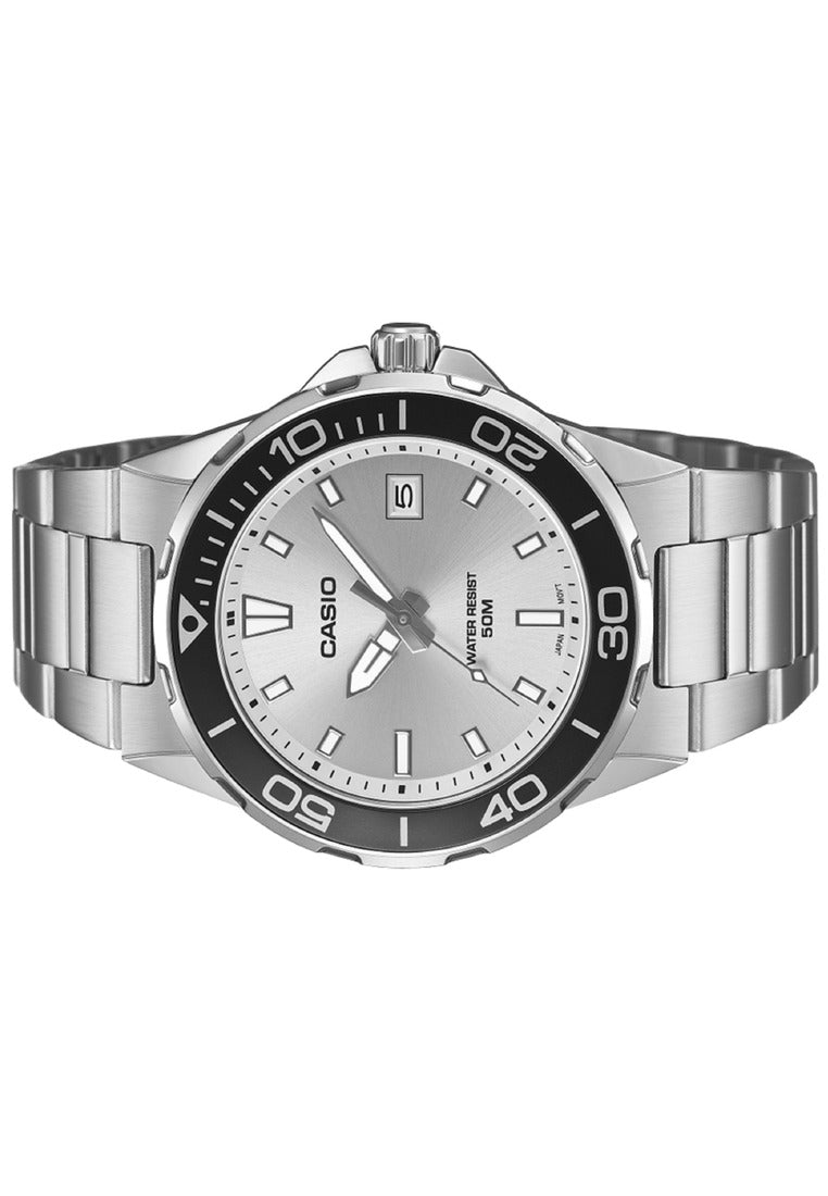 Casio Analog Stainless Steel Strap Watch for Men MTD-145D-7AVDF