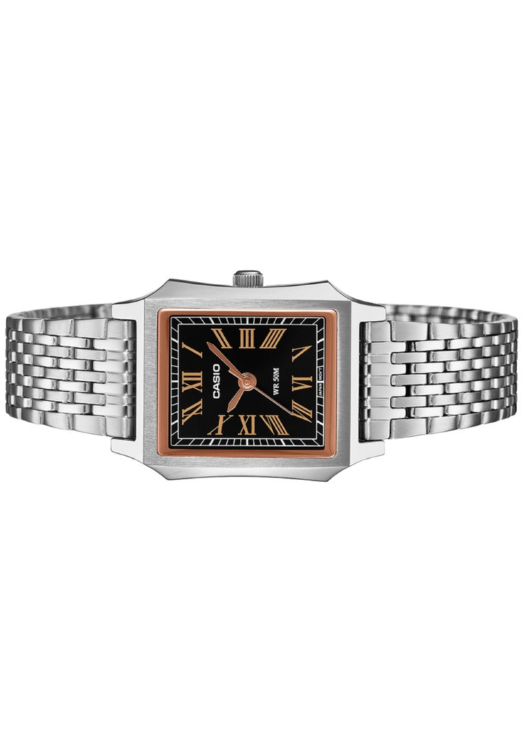 Casio Analog Stainless Steel Strap Watch for Women LTP-B190D-1BVDF