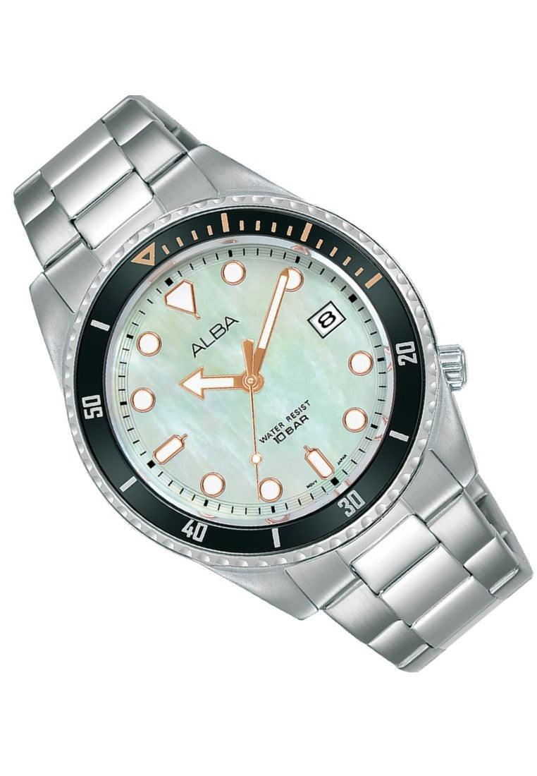 Alba Active Analog Stainless Steel Strap Watch for Women AG8L49X1-Watch Portal Philippines
