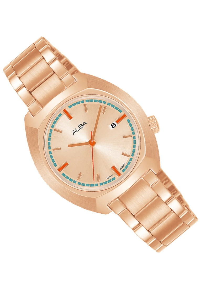 Alba Fashion Analog Stainless Steel Strap Watch for Women AH7Y32X1-Watch Portal Philippines