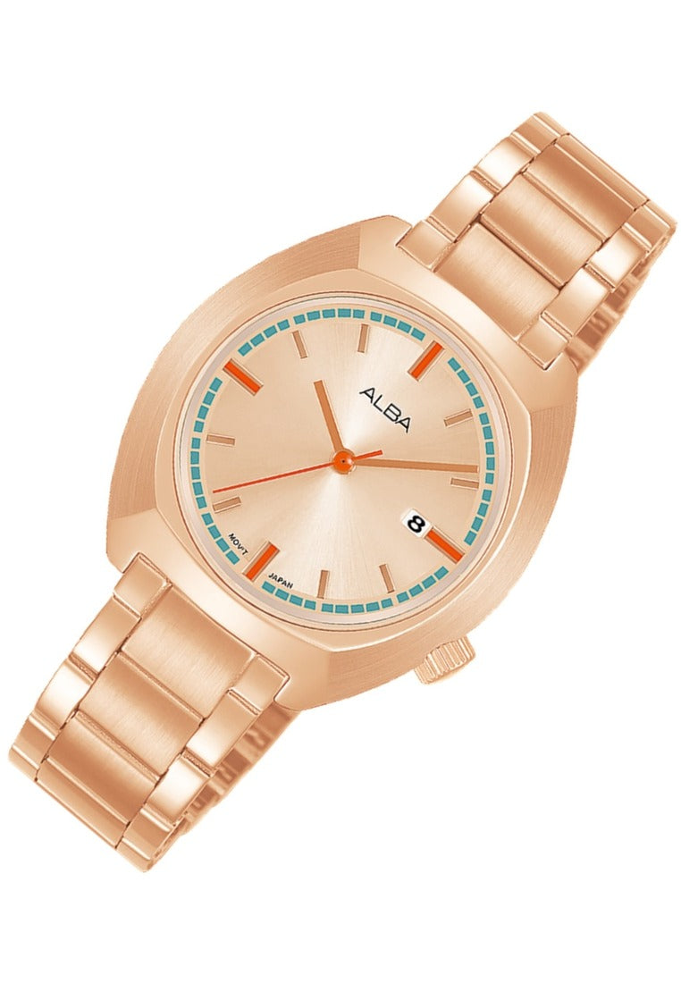 Alba Fashion Analog Stainless Steel Strap Watch for Women AH7Y32X1-Watch Portal Philippines