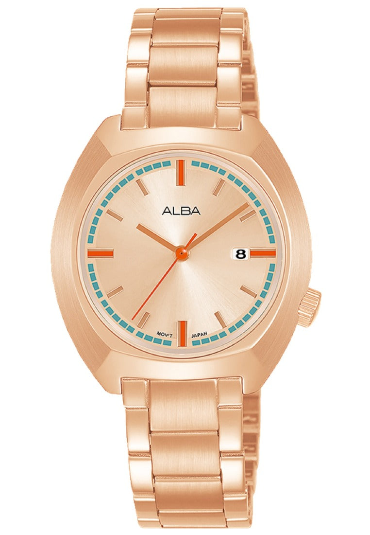 Alba Fashion Analog Stainless Steel Strap Watch for Women AH7Y32X1-Watch Portal Philippines