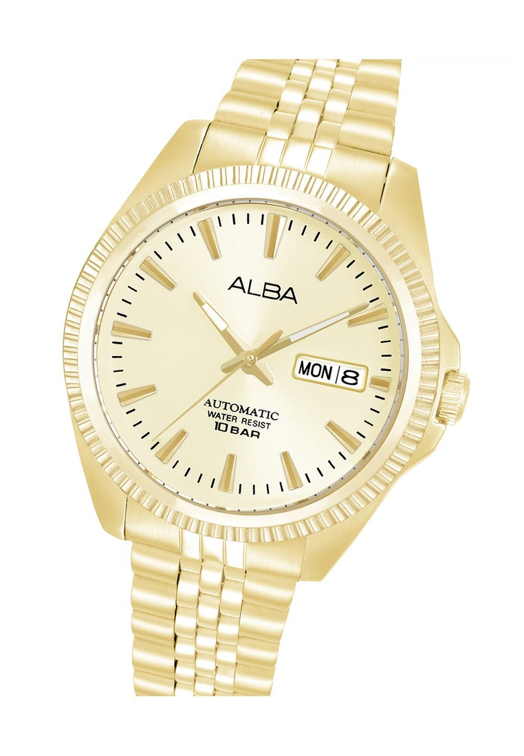 Alba Mechanical Automatic Stainless Steel Strap Watch for Men AL4782X1-Watch Portal Philippines
