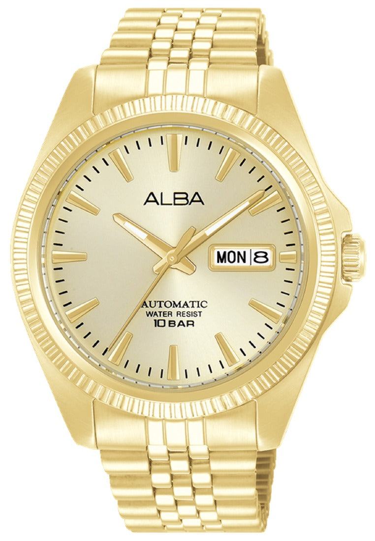 Alba Mechanical Automatic Stainless Steel Strap Watch for Men AL4782X1-Watch Portal Philippines