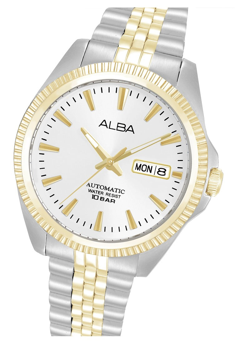 Alba Mechanical Automatic Stainless Steel Strap Watch for Men AL4784X1-Watch Portal Philippines